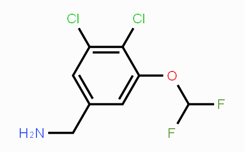 CAS No. 1806350-45-7, 3,4-Dichloro-5-(difluoromethoxy)benzylamine
