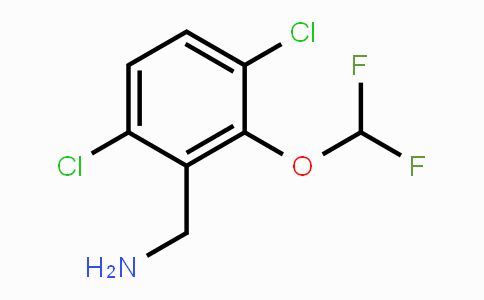 CAS No. 1807184-67-3, 3,6-Dichloro-2-(difluoromethoxy)benzylamine