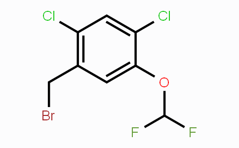 CAS No. 1806276-10-7, 2,4-Dichloro-5-(difluoromethoxy)benzyl bromide