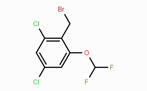 CAS No. 1806350-55-9, 2,4-Dichloro-6-(difluoromethoxy)benzyl bromide