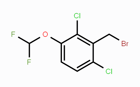 CAS No. 1803831-63-1, 2,6-Dichloro-3-(difluoromethoxy)benzyl bromide