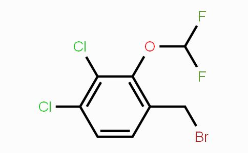 CAS No. 1803714-20-6, 3,4-Dichloro-2-(difluoromethoxy)benzyl bromide