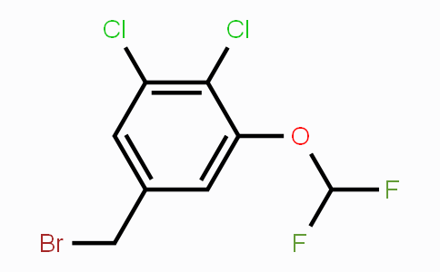 CAS No. 1806350-65-1, 3,4-Dichloro-5-(difluoromethoxy)benzyl bromide