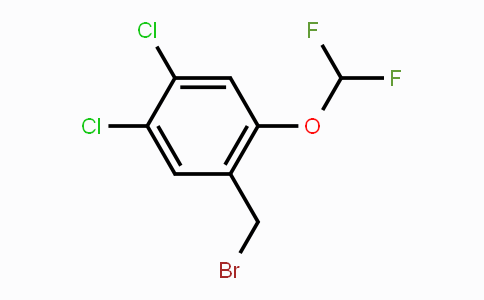 CAS No. 1806328-44-8, 4,5-Dichloro-2-(difluoromethoxy)benzyl bromide