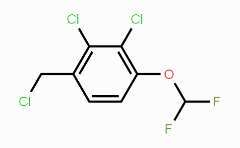 CAS No. 1807036-65-2, 2,3-Dichloro-4-(difluoromethoxy)benzyl chloride