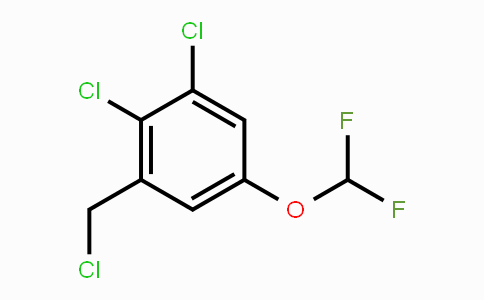 CAS No. 1803790-30-8, 2,3-Dichloro-5-(difluoromethoxy)benzyl chloride
