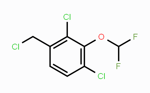 CAS No. 1804883-96-2, 2,4-Dichloro-3-(difluoromethoxy)benzyl chloride