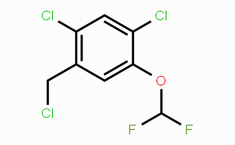 CAS No. 1803790-20-6, 2,4-Dichloro-5-(difluoromethoxy)benzyl chloride