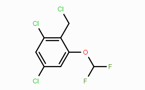 CAS No. 1803714-26-2, 2,4-Dichloro-6-(difluoromethoxy)benzyl chloride