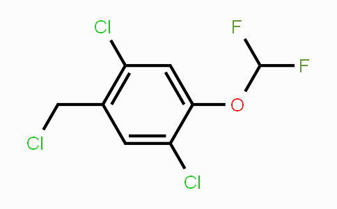 CAS No. 1806276-17-4, 2,5-Dichloro-4-(difluoromethoxy)benzyl chloride