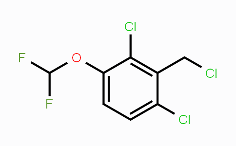 CAS No. 1806328-35-7, 2,6-Dichloro-3-(difluoromethoxy)benzyl chloride