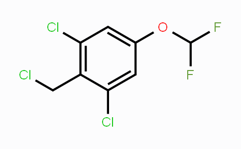 CAS No. 1805125-18-1, 2,6-Dichloro-4-(difluoromethoxy)benzyl chloride