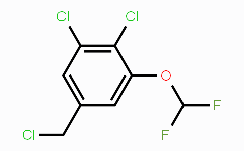 CAS No. 1803790-23-9, 3,4-Dichloro-5-(difluoromethoxy)benzyl chloride