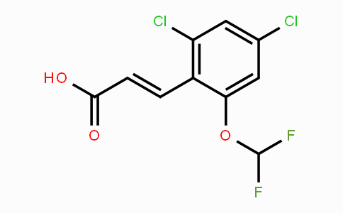 CAS No. 1807312-80-6, 2,4-Dichloro-6-(difluoromethoxy)cinnamic acid