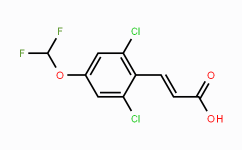 CAS No. 1807411-46-6, 2,6-Dichloro-4-(difluoromethoxy)cinnamic acid