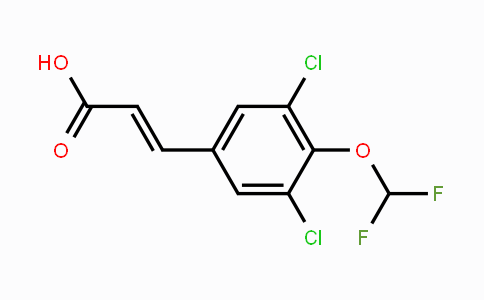 CAS No. 1807351-38-7, 3,5-Dichloro-4-(difluoromethoxy)cinnamic acid