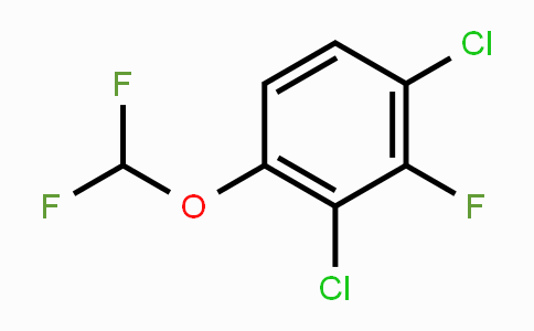 CAS No. 1806297-24-4, 1,3-Dichloro-4-difluoromethoxy-2-fluorobenzene