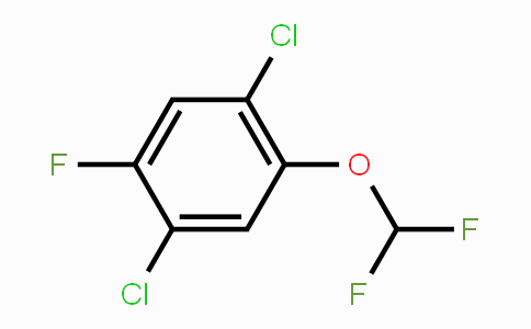 CAS No. 1804884-30-7, 1,4-Dichloro-2-difluoromethoxy-5-fluorobenzene
