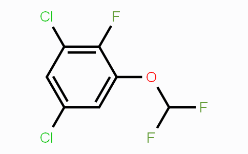 CAS No. 1803714-51-3, 1,5-Dichloro-3-difluoromethoxy-2-fluorobenzene