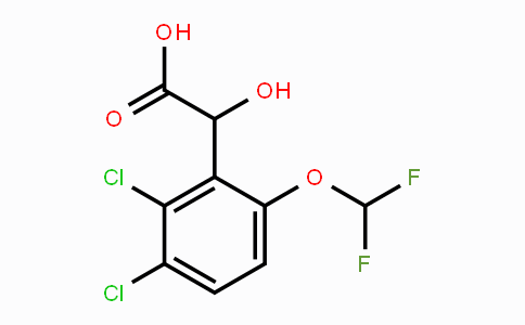 CAS No. 1806351-50-7, 2,3-Dichloro-6-(difluoromethoxy)mandelic acid