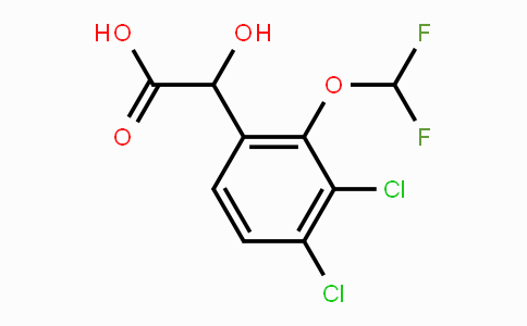 CAS No. 1803714-73-9, 3,4-Dichloro-2-(difluoromethoxy)mandelic acid