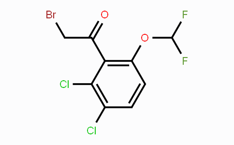 CAS No. 1803790-95-5, 2',3'-Dichloro-6'-(difluoromethoxy)phenacyl bromide