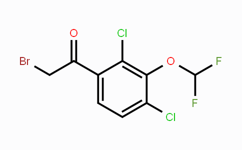 CAS No. 1806351-74-5, 2',4'-Dichloro-3'-(difluoromethoxy)phenacyl bromide