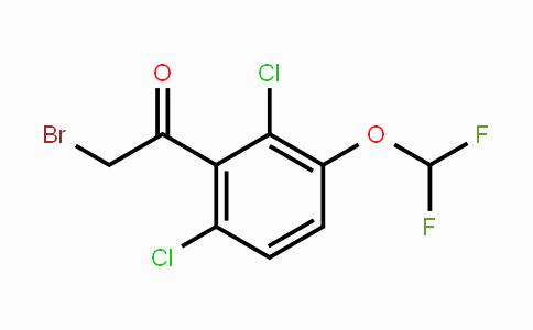 CAS No. 1807178-01-3, 2',6'-Dichloro-3'-(difluoromethoxy)phenacyl bromide