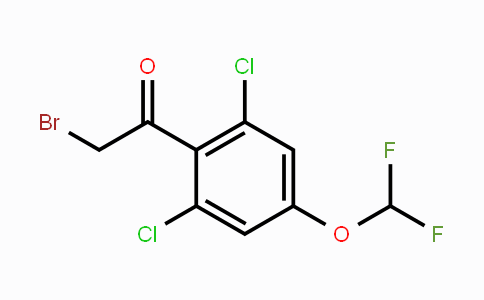 CAS No. 1804516-87-7, 2',6'-Dichloro-4'-(difluoromethoxy)phenacyl bromide