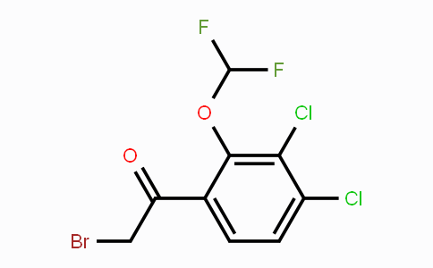 CAS No. 1803717-63-6, 3',4'-Dichloro-2'-(difluoromethoxy)phenacyl bromide