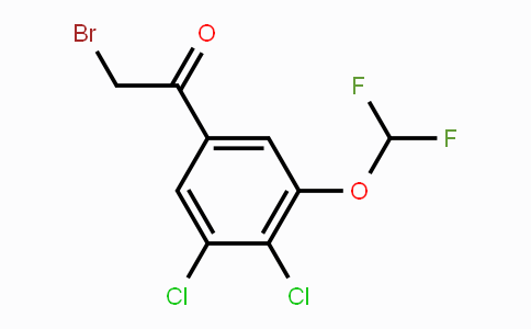 CAS No. 1806301-36-9, 3',4'-Dichloro-5'-(difluoromethoxy)phenacyl bromide