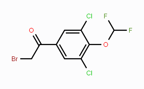 CAS No. 1803717-66-9, 3',5'-Dichloro-4'-(difluoromethoxy)phenacyl bromide