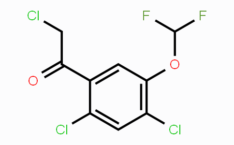 CAS No. 1804516-92-4, 2',4'-Dichloro-5'-(difluoromethoxy)phenacyl chloride