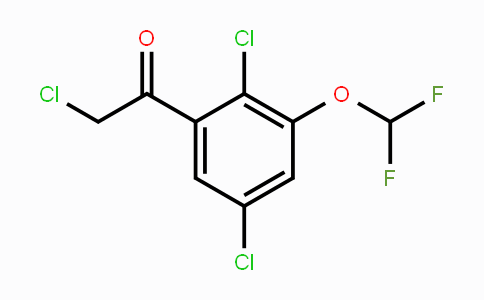 CAS No. 1806301-42-7, 2',5'-Dichloro-3'-(difluoromethoxy)phenacyl chloride
