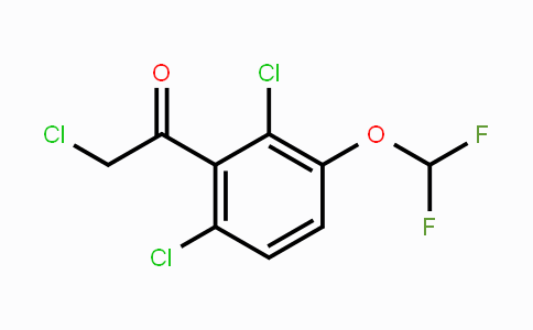 CAS No. 1807037-80-4, 2',6'-Dichloro-3'-(difluoromethoxy)phenacyl chloride