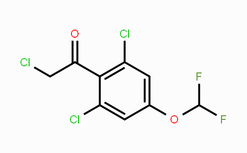CAS No. 1803717-69-2, 2',6'-Dichloro-4'-(difluoromethoxy)phenacyl chloride