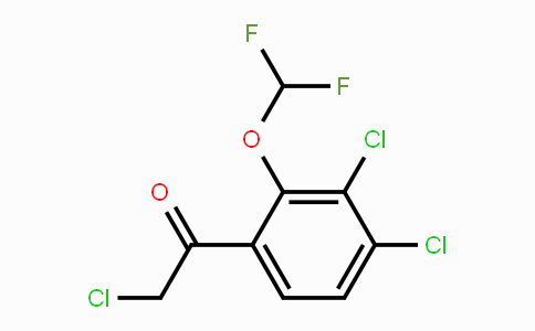 CAS No. 1807178-11-5, 3',4'-Dichloro-2'-(difluoromethoxy)phenacyl chloride