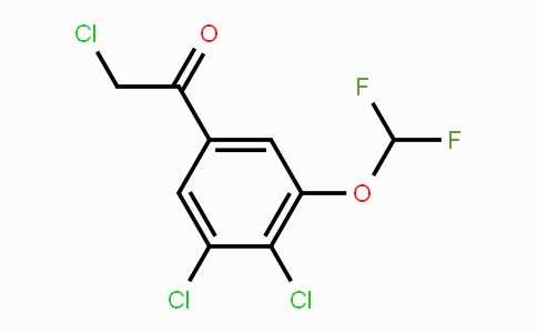 CAS No. 1803818-55-4, 3',4'-Dichloro-5'-(difluoromethoxy)phenacyl chloride