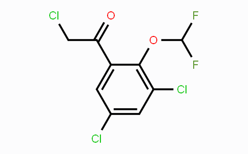CAS No. 1803791-13-0, 3',5'-Dichloro-2'-(difluoromethoxy)phenacyl chloride