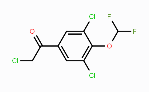 CAS No. 1806352-05-5, 3',5'-Dichloro-4'-(difluoromethoxy)phenacyl chloride