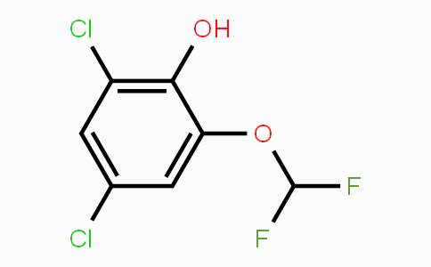 CAS No. 1803791-20-9, 2,4-Dichloro-6-(difluoromethoxy)phenol