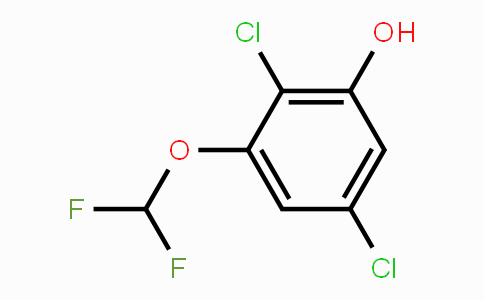 CAS No. 1804884-57-8, 2,5-Dichloro-3-(difluoromethoxy)phenol