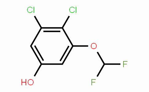 CAS No. 1804516-99-1, 3,4-Dichloro-5-(difluoromethoxy)phenol