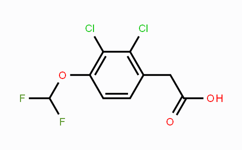 CAS No. 1804517-01-8, 2,3-Dichloro-4-(difluoromethoxy)phenylacetic acid