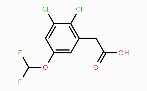 CAS No. 1803832-89-4, 2,3-Dichloro-5-(difluoromethoxy)phenylacetic acid