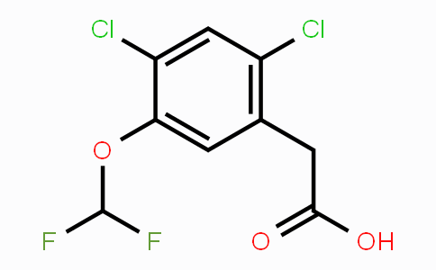 CAS No. 1807178-38-6, 2,4-Dichloro-5-(difluoromethoxy)phenylacetic acid