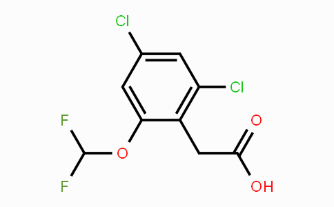 CAS No. 1803717-72-7, 2,4-Dichloro-6-(difluoromethoxy)phenylacetic acid