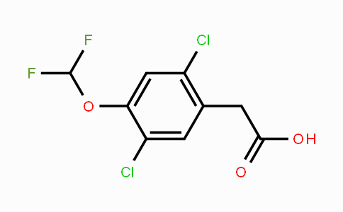 CAS No. 1806352-35-1, 2,5-Dichloro-4-(difluoromethoxy)phenylacetic acid