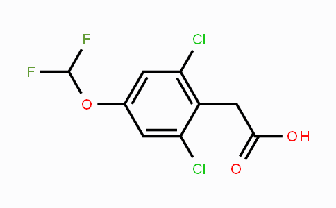 CAS No. 1806328-97-1, 2,6-Dichloro-4-(difluoromethoxy)phenylacetic acid