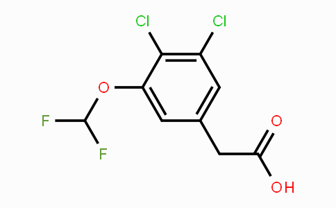 CAS No. 1804517-04-1, 3,4-Dichloro-5-(difluoromethoxy)phenylacetic acid